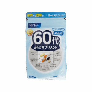 FANCL 男士60+綜合營養(7粒片劑及膠囊) 30包