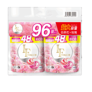 LFTOUCH 香氛洗衣凝珠 - 白茶花&玫瑰 96'S