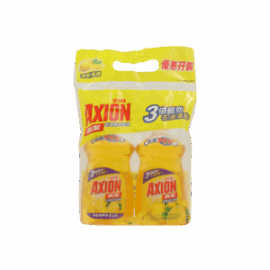 AXION ULTRA 滴潔超濃縮洗潔精(黃 - 檸檬) 500MLx2'S