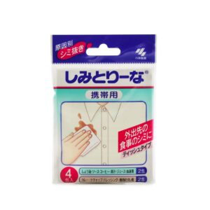 KOBAYASHI 小林製藥隨身攜帶衣物去污濕紙巾 4'S