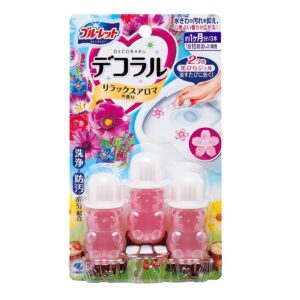 KOBAYASHI 小林製藥小熊坐廁清臭凝膠(舒緩花香 - 淡粉) 3'S