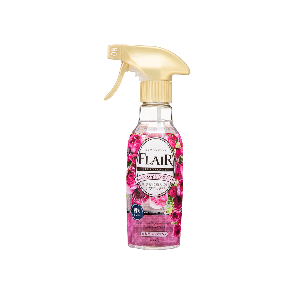 KAO 花王 FLAIR 衣物消臭芳香噴霧-甜美玫瑰 270ML