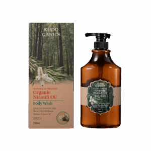 KUDO 有機綠花白千層精油沐浴露 750ML