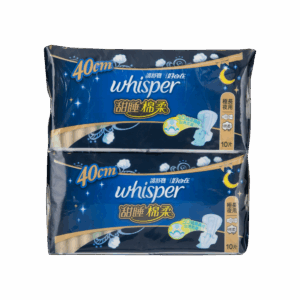 WHISPER 護舒寶甜睡棉柔 40CM 10'Sx2