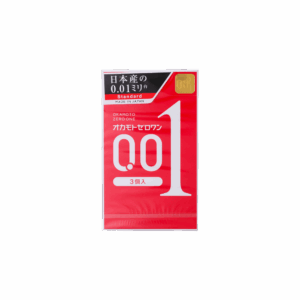 OKAMOTO 岡本0.01避孕套 3'S(紅盒)