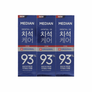 MEDIAN 牙石護理93防牙石牙漬型原味牙膏 120G X 3