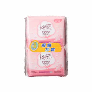KOTEX 高潔絲親膚棉面超薄護翼 特長日夜 18片x2'S