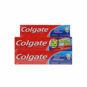 COLGATE 高露潔清新味牙膏250Gx2+贈牙膏