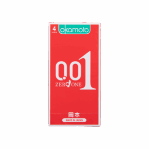OKAMOTO 岡本0.01避孕套 4'S(紅盒)