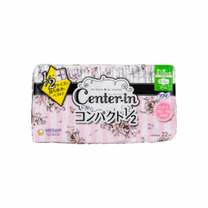 UNICHARM 尤妮佳 CENTER-IN 纖薄棉柔日用護翼衛生巾 - 花香 21.5CM 22'S