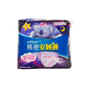 WHISPER 護舒寶熊抱安睡褲-大碼 4'S
