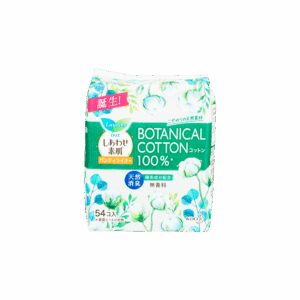 LAURIER 樂而雅100%植物棉護墊  -無香 54'S