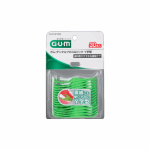 SUNSTAR G.U.M 牙線棒-Ｙ字型 30'S