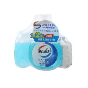WALCH 威露士泡沫殺菌潔手液 - 健康清香 290MLx2'S+補充裝+贈品