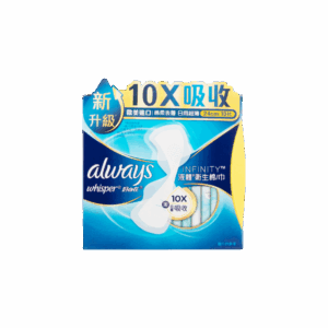 WHISPER 護舒寶液體衛生巾INFINITY日用24CM 10'S