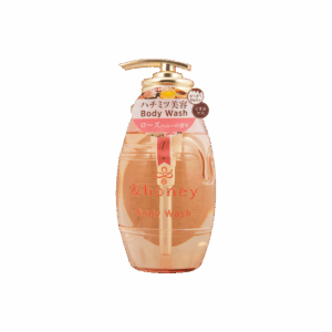 AND HONEY 亮肌滋潤蜂蜜沐浴露 - 玫瑰蜂蜜香 500ML (粉)