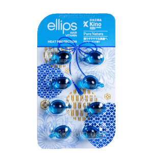 ELLIPS 維他命護髮膠囊 - 柔順修護(藍) 8'S