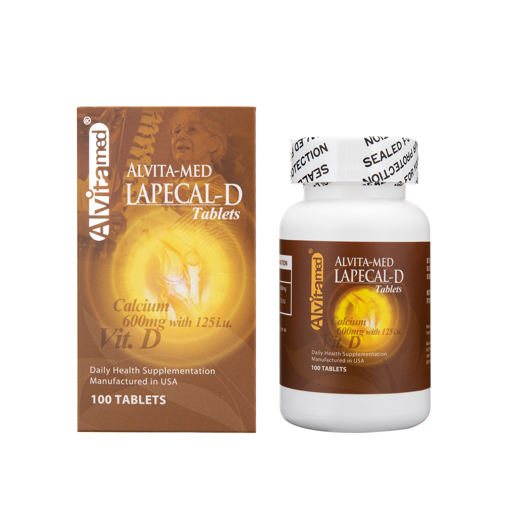 美國維生素D-600MG鈣(CAL+D) 100'S