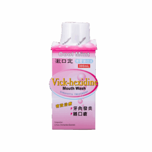 VICKHEXIDINE MOUTH WASH 300ML HK52377