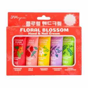 JAMAGAIN FLORAL BLOSSOM HAND & NAIL CREAM SET 30MLx5'S
