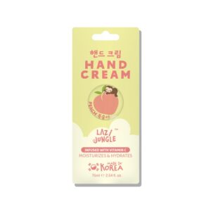 LAZY JUNGLE MOISTURIZES & HYDRATES HAND CREAM(PEACH) 75ML