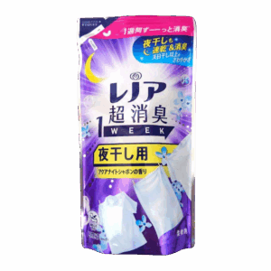P&G LENOR 超消臭1週衣物柔順劑補充裝 - 夜間晾曬肥皂香(紫) 370ML