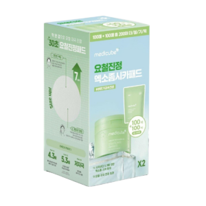 MEDICUBE EXOSOME CICA 修護爽膚棉 100'S+補充裝(積雪草) 100'S