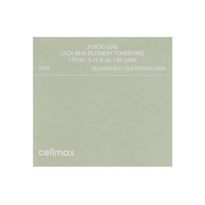 CELIMAX 嫻儷美詩 JI WOO GAE 積雪草BHA祛痘爽膚棉片 60'S