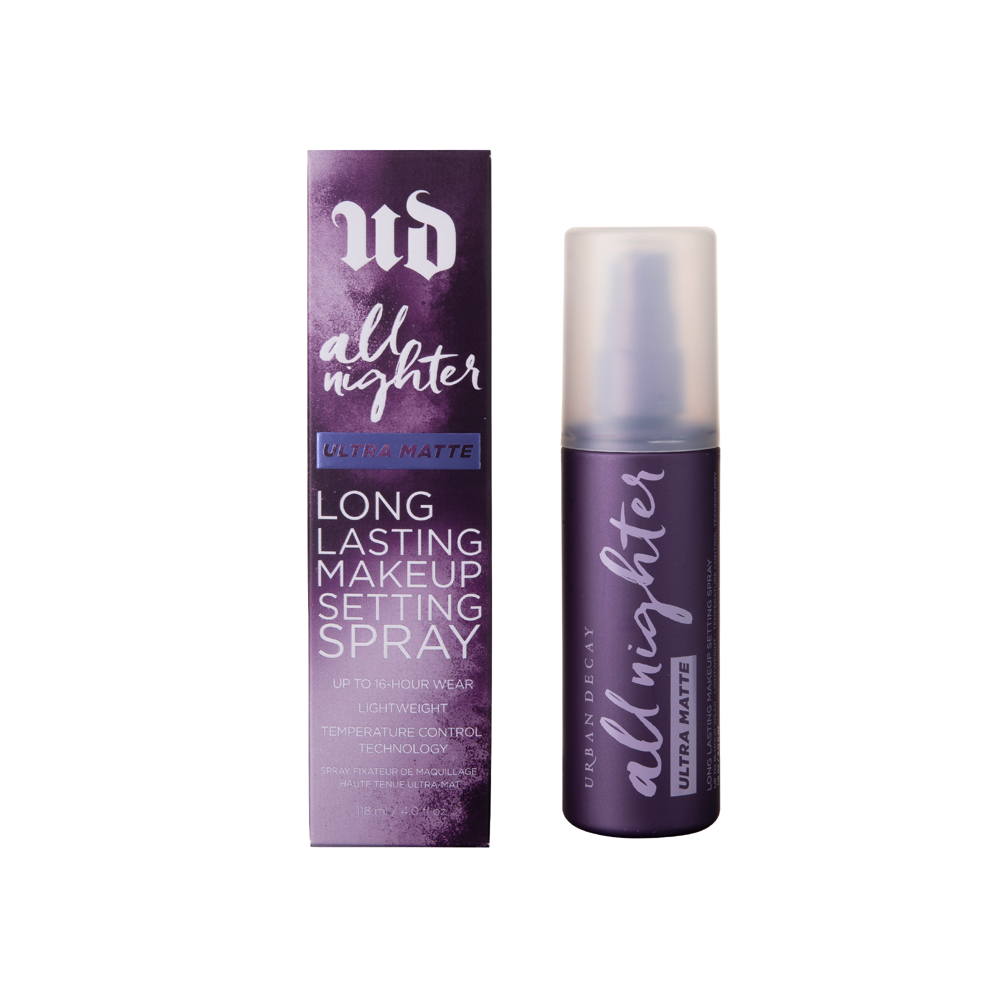 URBAN DECAY 衰敗城市ALL NIGHTER持久定妝噴霧 - 超啞緻 118ML