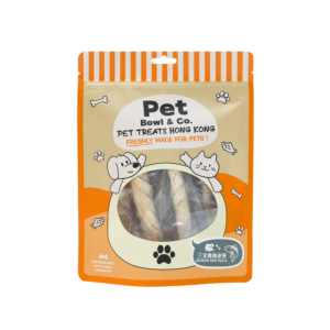 PET BOWL & CO. DOG FOOD-SALMON SKIN ROLLS 70G