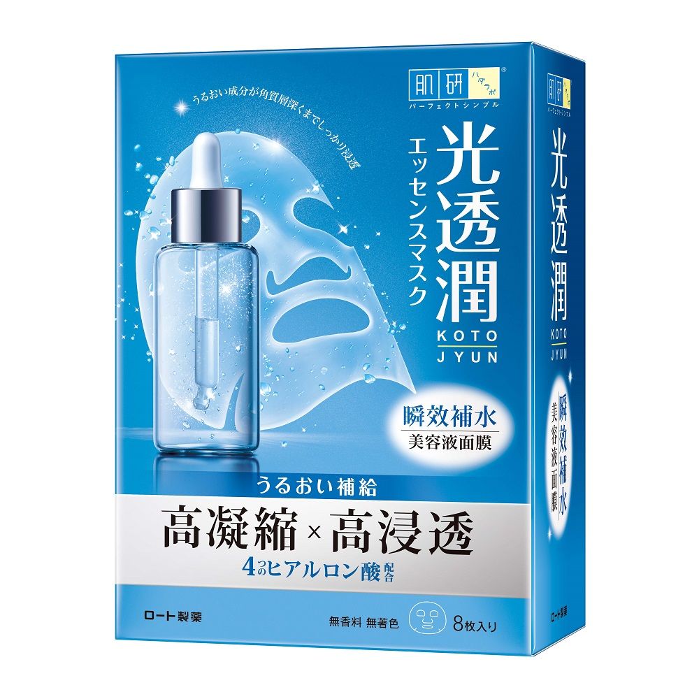 HADA LABO 肌研光透潤面膜-瞬效補水 8'S