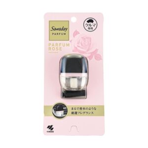 KOBAYASHI 小林製藥 SAWADAY汽車芳香劑(玫瑰) 6ML