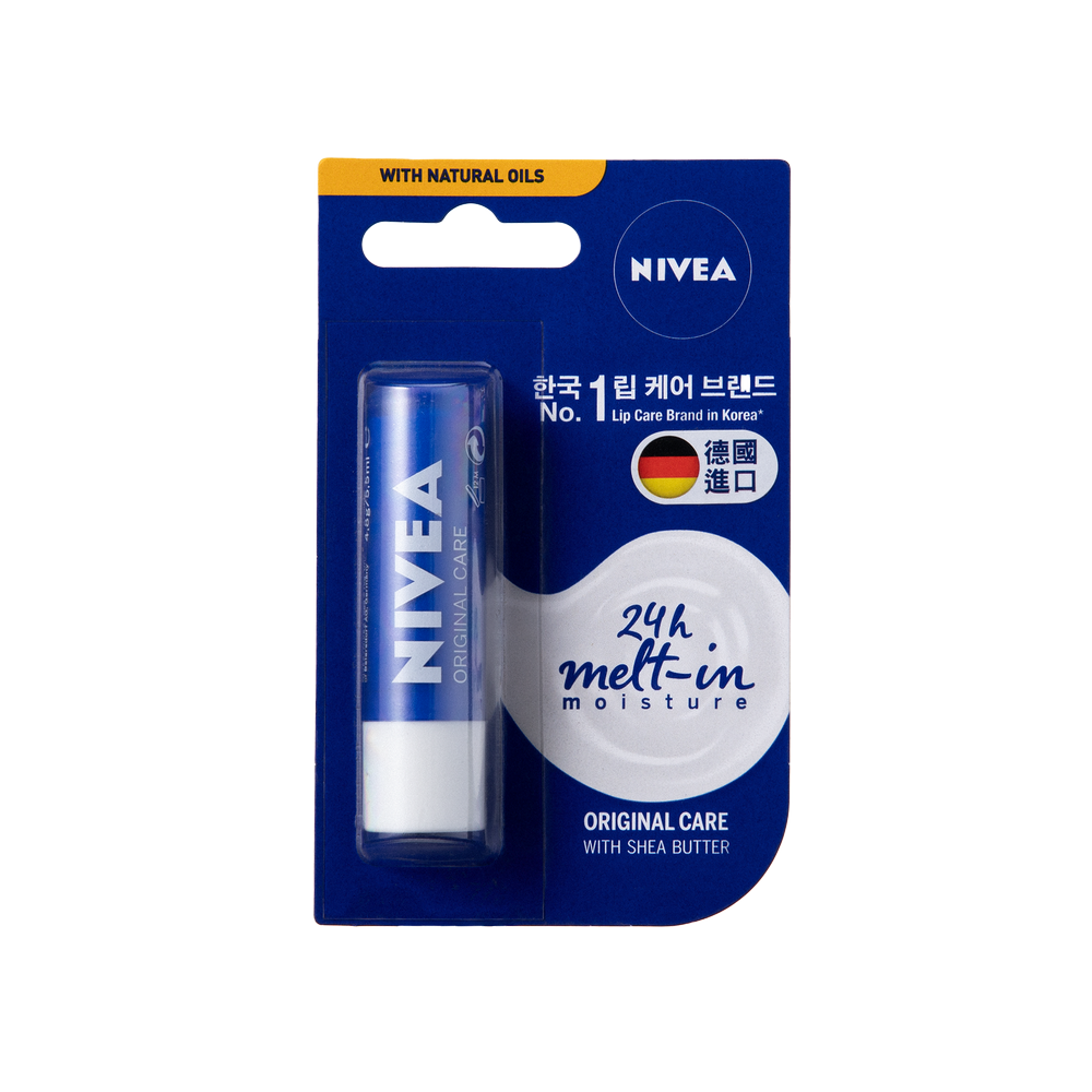 NIVEA 妮維雅潤唇膏(藍) 4.8G