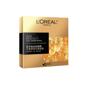 LOREAL 歐萊雅金致臻顏花蜜膠原乳霜面膜 28Gx5'S