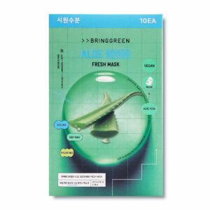 BRING GREEN 蘆薈薄荷保濕舒敏面膜 20Gx10'S