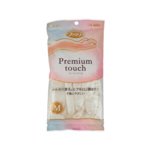 雞仔牌PREMIUM TOUCH抗菌防具玻尿酸手套 - 中碼(白色)
