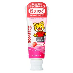 SUNSTAR SODATECO 老虎兒童藥用牙膏(草莓味) 70G