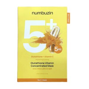 NUMBUZIN NO.5 維C谷胱甘肽淡斑面膜 27MLx5'S