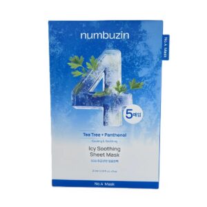 NUMBUZIN NO.4 冰凉镇静艾草舒敏面膜 27MLx5'S