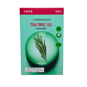BRING GREEN 茶樹積雪草袪痘修護面膜 20Gx10'S