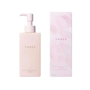THREE 平衡潔膚卸妝油(櫻花限定版) 185ML