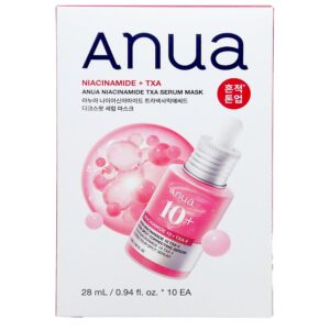 ANUA 煙酰胺 10% + TXA 4% 精華面膜 28MLx10'S