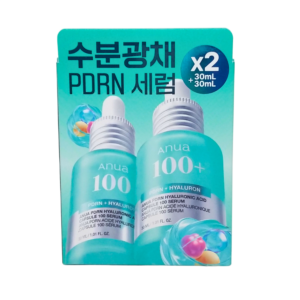 ANUA PDRN 透明質酸彈潤水光肌精華 30MLx2'S