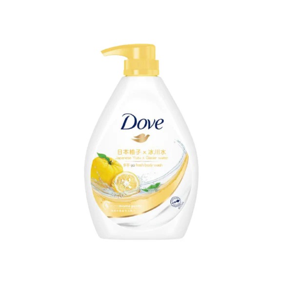 DOVE 多芬清潤沐浴乳-活力柚香(日本柚子+冰川水) 1L