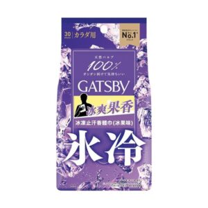 GATSBY 冰凍止汗香體濕巾-冰果味 30'S