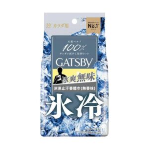 GATSBY 冰凍止汗香體濕巾-無香味 30'S
