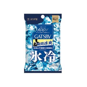 GATSBY ICE-TYPE DEODORANT BODY WIPES-CITRUS 10'S