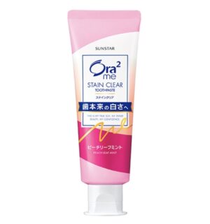 SUNSTAR ORA2 亮白淨色去漬牙膏-蜜桃薄荷 130G