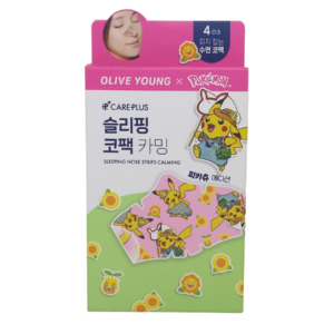 OLIVE YOUNG 晚間睡眠鼻貼-比卡超 4'S