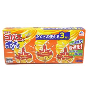 EARTH CHEMICAL 地球製藥果蠅蒼蠅類誘捕啫喱小黃盒 3'S